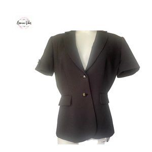 Tahari Short Sleeve Blazer